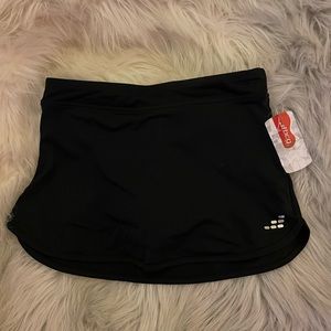 Black tennis skirt